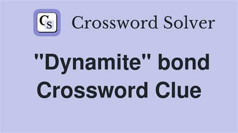 bond crossword clue|More.